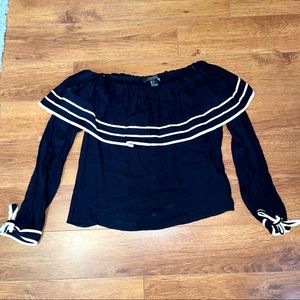 F21 off the shoulder blouse